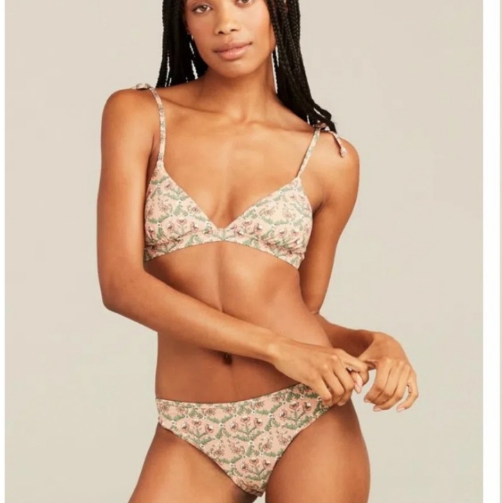 Roller Rabbit Hampton Bralette Top & Bikini Swim Set